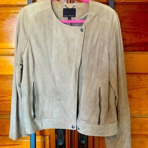 Banana Republic suede leather jacket size Large